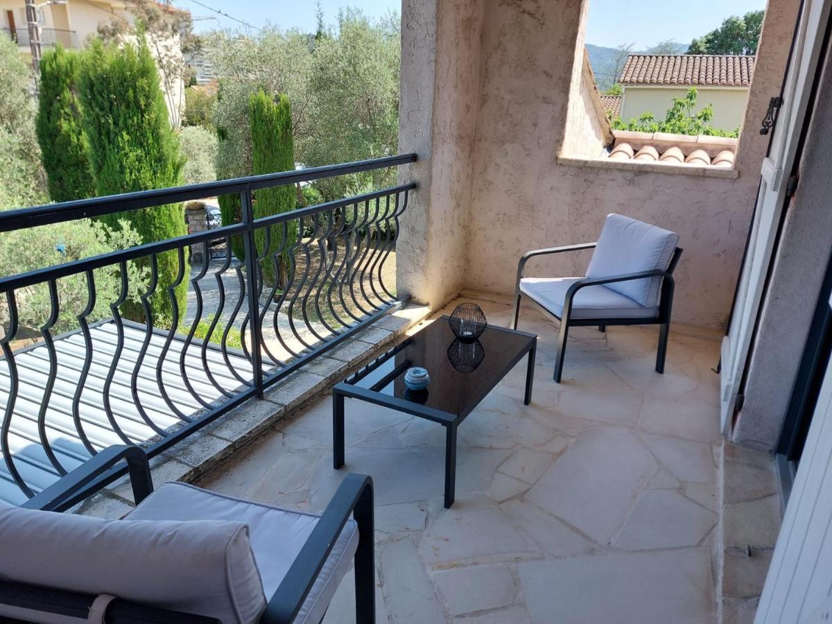 Appart 2 Pieces Independant Dans Villa Proche Centre Ville Au Calme Mandelieu Εξωτερικό φωτογραφία